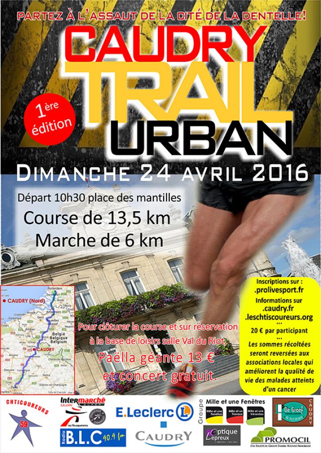 Trail urbain à Caudry : une course ouverte à tous et pour la bonne cause.