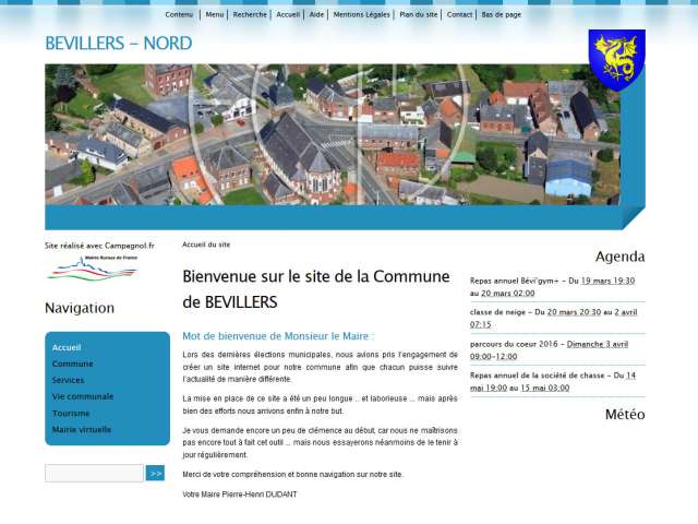 Un nouveau site internet pour Bévillers